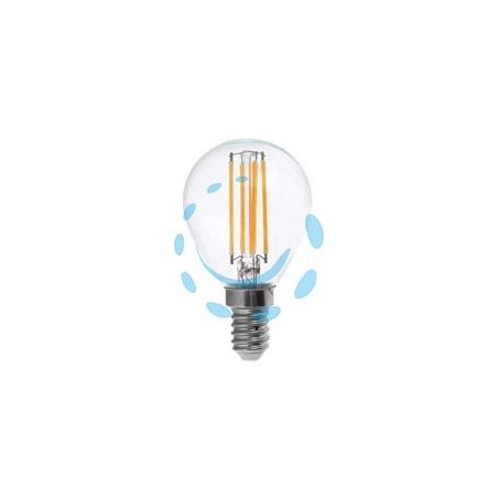 LAMPADA FILO LED SFERA CHIARA E14 - 4w - E14 - 2700°K calda - 470 lm - 320°