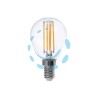 LAMPADA FILO LED SFERA CHIARA E14 - 4w - E14 - 2700°K calda - 470 lm - 320°