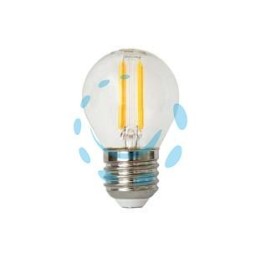 LAMPADA FILO LED SFERA CHIARA E27 - 4w - E27 - 2700°K calda - 470 lm - 320°