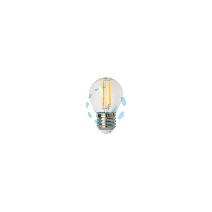 LAMPADA FILO LED SFERA CHIARA E27 - 4w - E27 - 2700°K calda - 470 lm - 320°