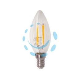 LAMPADA FILO LED OLIVA CHIARA E14 - 4w E14 - 2700°K calda - 470lm - 320°