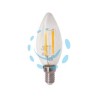 LAMPADA FILO LED OLIVA CHIARA E14 - 4w E14 - 2700°K calda - 470lm - 320°