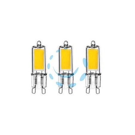 LAMPADA LED BISPINA G9 SET 3 PEZZI - 2w - G9 - 2700°K CALDA - 200 LUMEN 240°