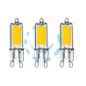 LAMPADA LED BISPINA G9 SET 3 PEZZI - 2w - G9 - 2700°K CALDA - 200 LUMEN 240°