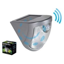 PROIETTORE SOLARE LED CON SENSORE - mm.110x156x160h. - 90 lumen 