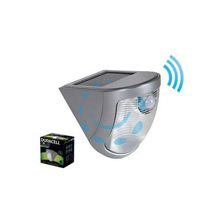 PROIETTORE SOLARE LED CON SENSORE - mm.110x156x160h. - 90 lumen 