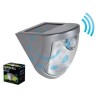 PROIETTORE SOLARE LED CON SENSORE - mm.110x156x160h. - 90 lumen 