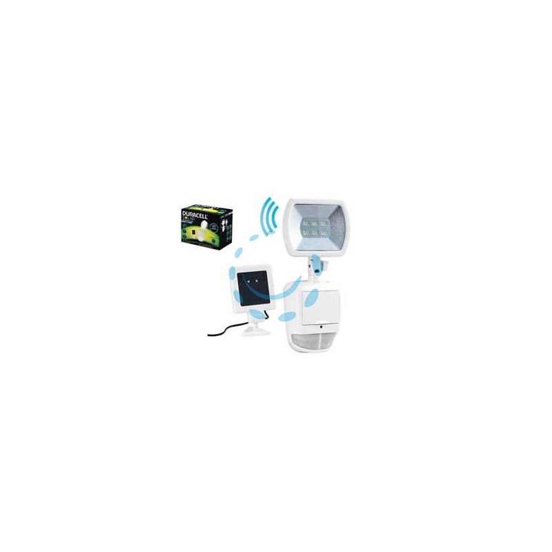 PROIETTORE SOLARE LED CON SENSORE - mm.281x128x50 - 120 lumen 