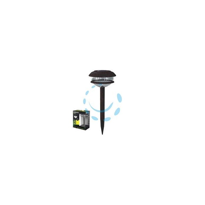 LAMPADA SOLARE LED ABS IN SET DA 4 PEZZI - ø mm.143x371h. - 5 lumen 