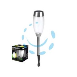 LAMPADA SOLARE LED GLASS IN SET DA 4 PEZZI - ø mm.90x476h. - 5 lumen 