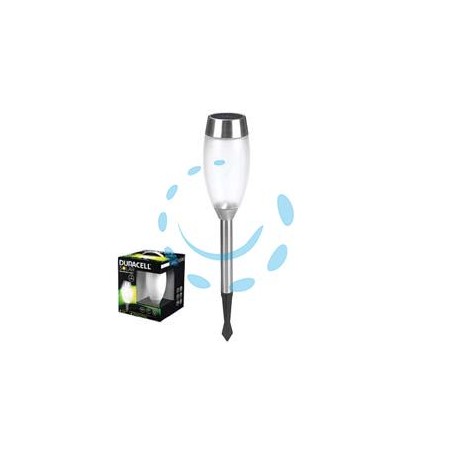 LAMPADA SOLARE LED GLASS IN SET DA 4 PEZZI - ø mm.90x476h. - 5 lumen 