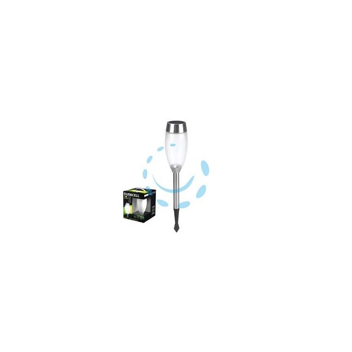 LAMPADA SOLARE LED GLASS IN SET DA 4 PEZZI - ø mm.90x476h. - 5 lumen 