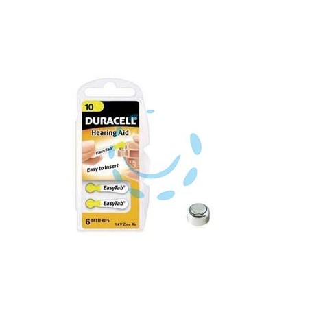 PILA SPECIALISTICA A PASTIGLIA PER APPARECCHI ACUSTICI ZINC-AIR (10) 