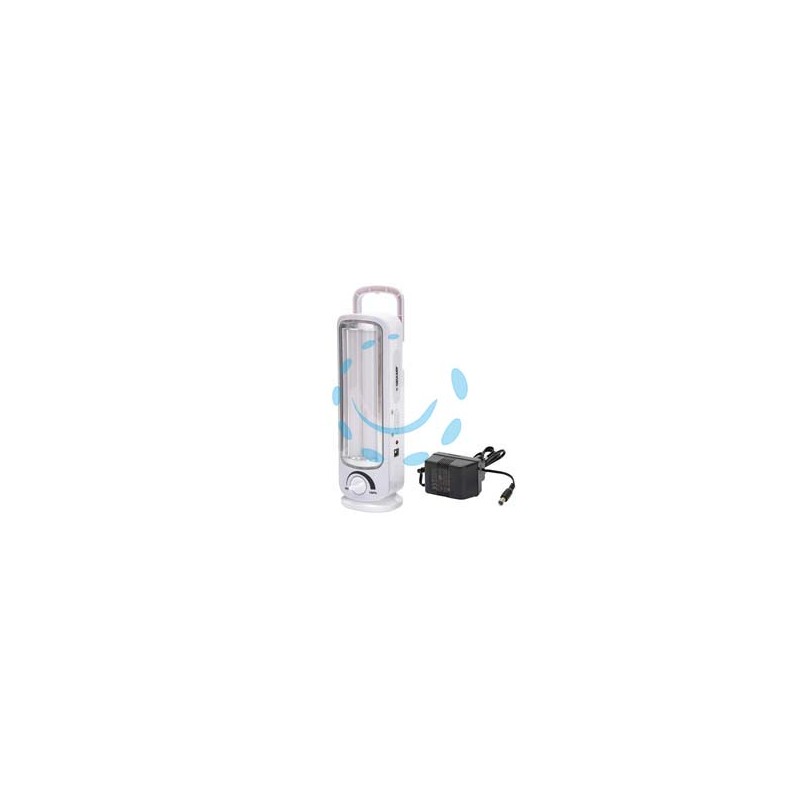 LAMPADA PORTATILE RICARICABILE TWIX IR162 - 8w - 300 lumen - mm.75x62x230h