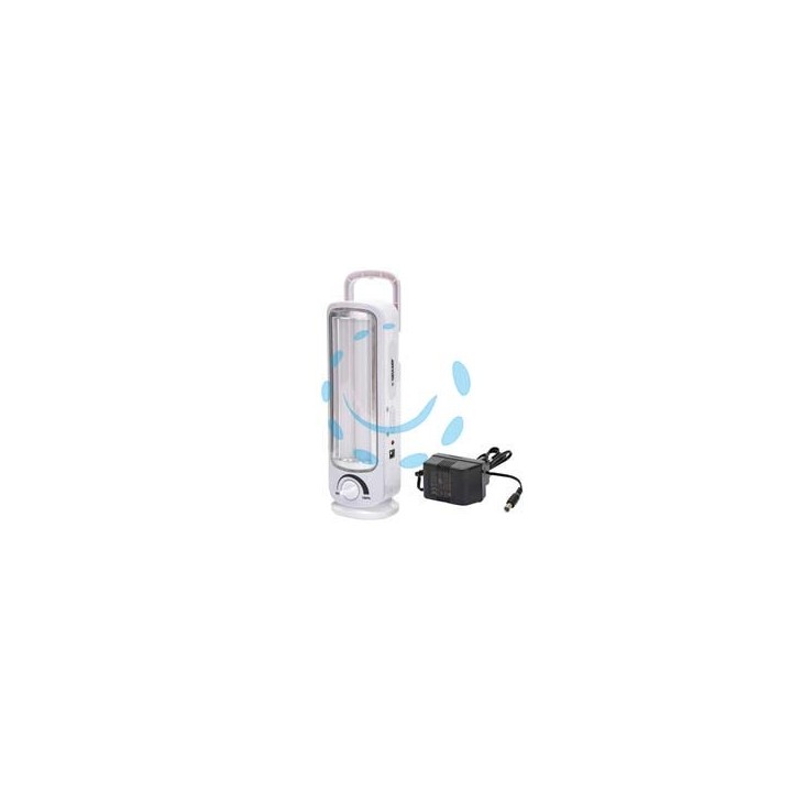 LAMPADA PORTATILE RICARICABILE TWIX IR162 - 8w - 300 lumen - mm.75x62x230h