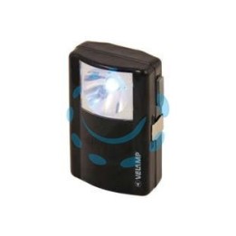 TORCIA PIATTA A LED IN METALLO - 0,5w - 40 lumen - mm70x40x112h.