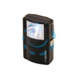TORCIA PIATTA A LED IN METALLO - 0,5w - 40 lumen - mm70x40x112h.
