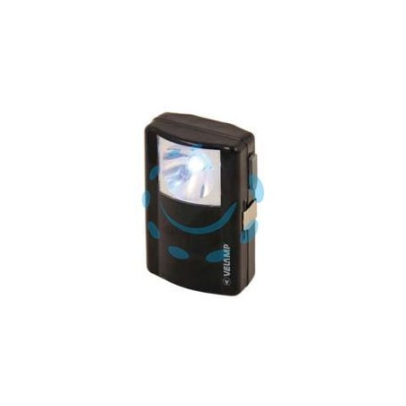 TORCIA PIATTA A LED IN METALLO - 0,5w - 40 lumen - mm70x40x112h.