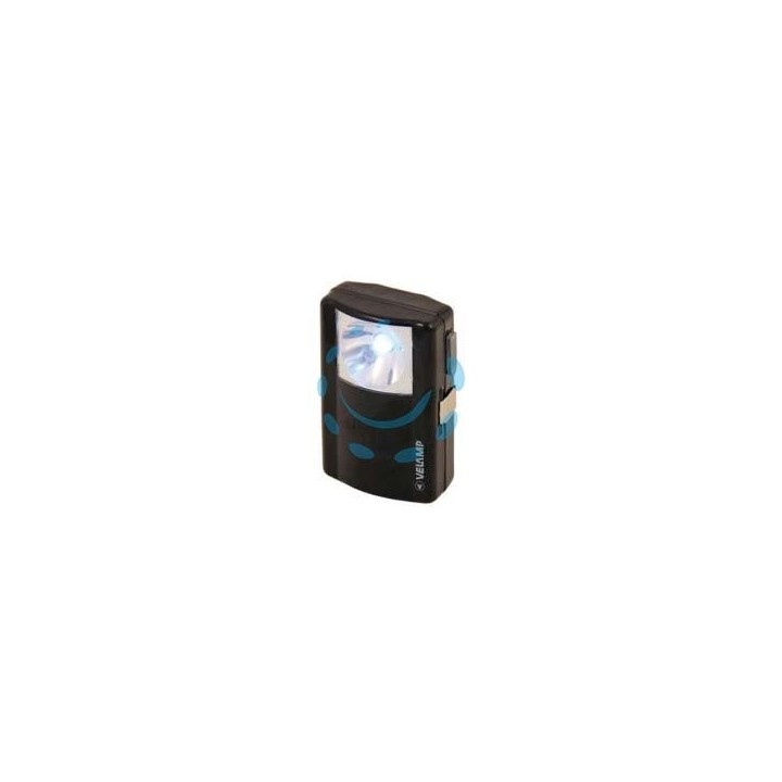 TORCIA PIATTA A LED IN METALLO - 0,5w - 40 lumen - mm70x40x112h.