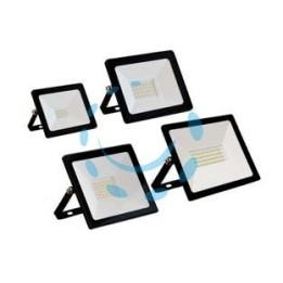 PROIETTORE LED IP65 NERO - 10w - 4000°K naturale - 800 lm - 98x30x70h