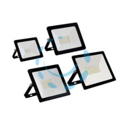 PROIETTORE LED IP65 NERO - 10w - 4000°K naturale - 800 lm - 98x30x70h