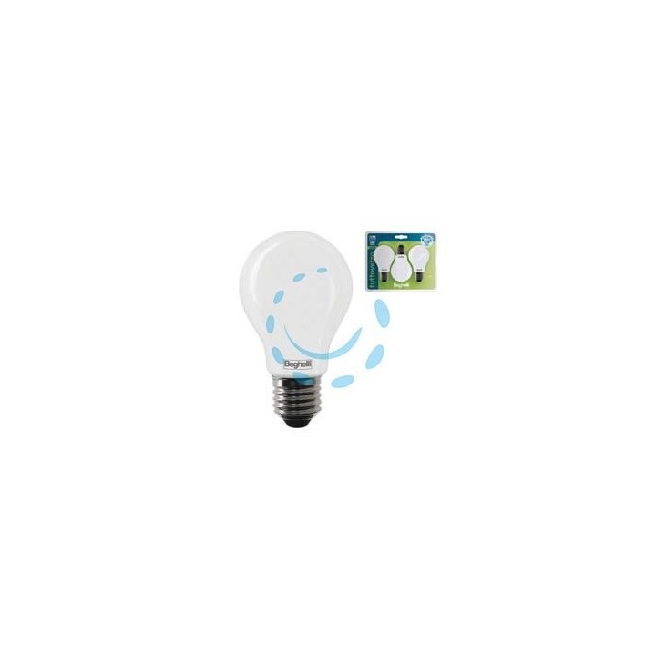 LAMPADA LED GOCCIA TUTTOVETRO E27 IN BLISTER - 8w - 6500°K fredda - 1055 lm - 60x105h