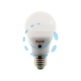 LAMPADA LED GOCCIA SAVING SENSOR CON SENSORE CREPUSCOLARE E27 - 12w - 4000°K naturale - 1300 lm - 65x124h