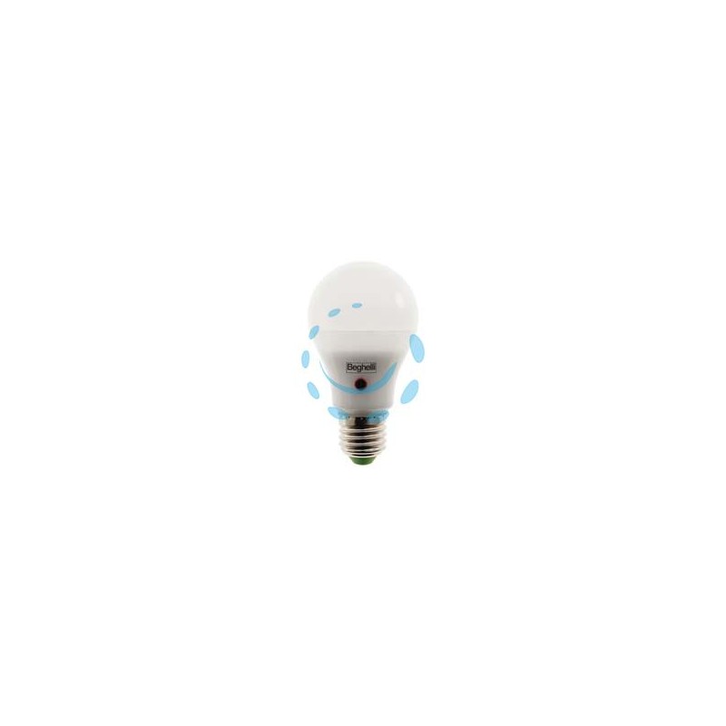 LAMPADA LED GOCCIA SAVING SENSOR CON SENSORE CREPUSCOLARE E27 - 12w - 4000°K naturale - 1300 lm - 65x124h