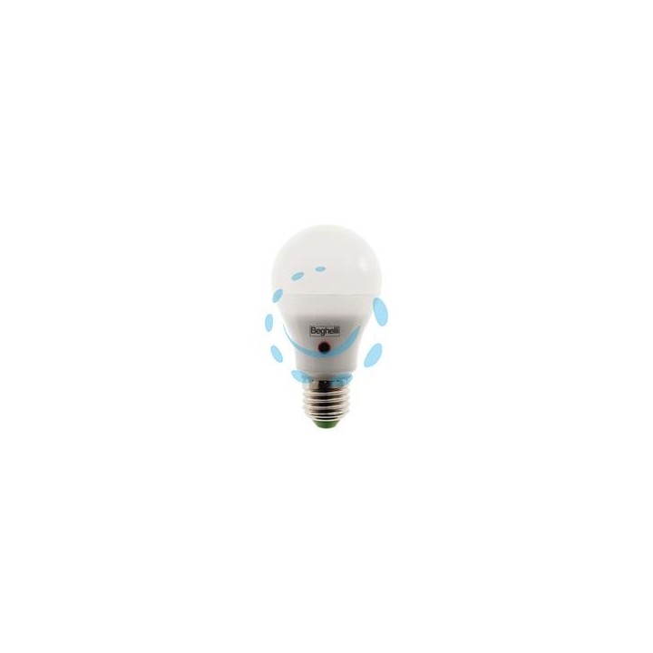 LAMPADA LED GOCCIA SAVING SENSOR CON SENSORE CREPUSCOLARE E27 - 12w - 4000°K naturale - 1300 lm - 65x124h