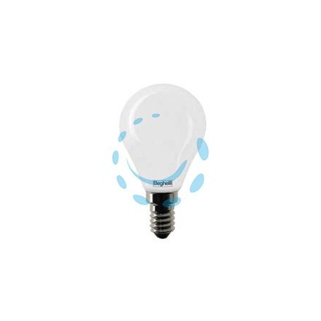 LAMPADA LED SFERA TUTTOVETRO E14 - 5w - 3000°K calda - 600 lm - 45x80h