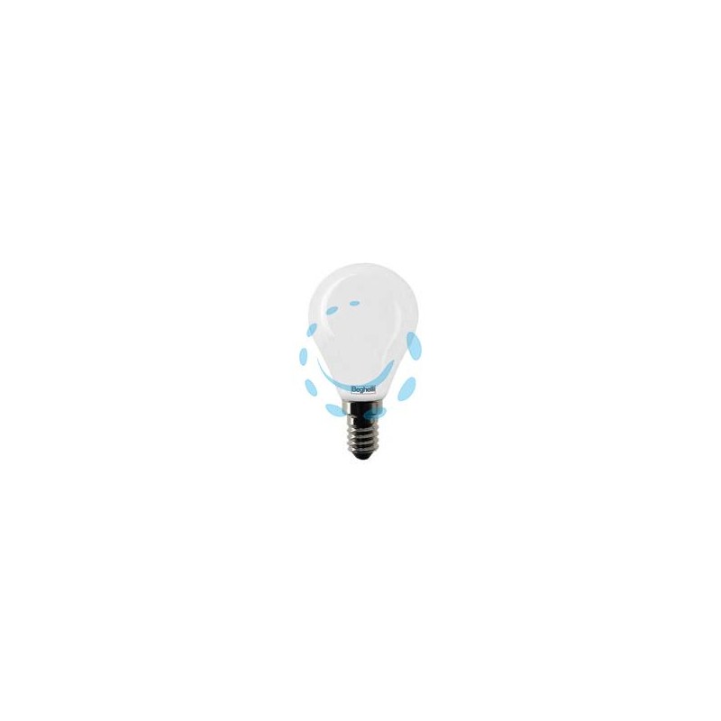 LAMPADA LED SFERA TUTTOVETRO E14 - 5w - 4000°K naturale - 600 lm - 45x80h