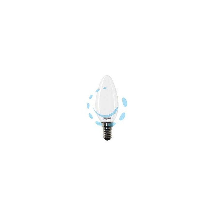 LAMPADA LED OLIVA TUTTOVETRO E14 - 5w - 4000°K naturale - 600 lm - 32x102h