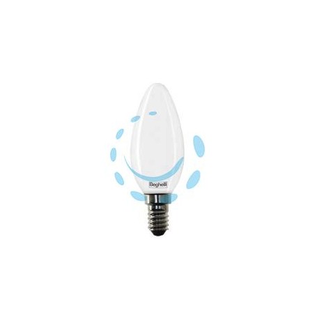 LAMPADA LED OLIVA TUTTOVETRO E14 - 5w - 6500°K fredda - 600 lm - 32x102h