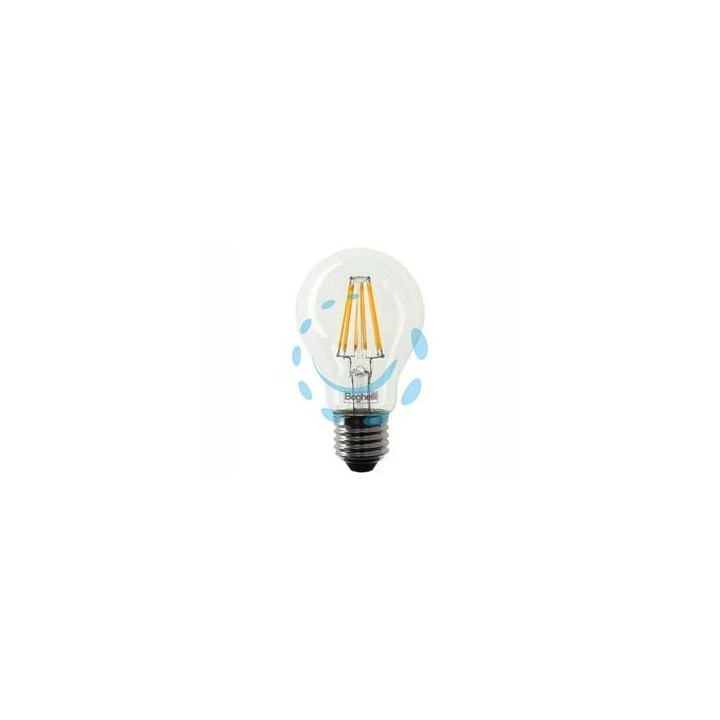 LAMPADA FILO LED GOCCIA ZAFIRO E27 - 7w - 2700°K calda - 1000 lm - 60x105h