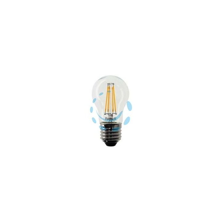 LAMPADA FILO LED SFERA ZAFIRO E27 - 6w - 4000°K naturale - 810 lm - 45x76h
