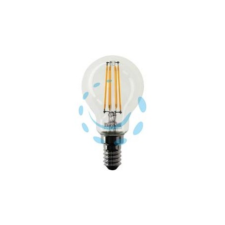 LAMPADA FILO LED SFERA ZAFIRO E14 - 4w - 4000°K naturale - 470 lm - 45x84h