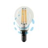 LAMPADA FILO LED SFERA ZAFIRO E14 - 6w - 4000°K naturale - 810 lm - 45x78h