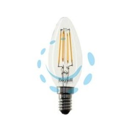LAMPADA FILO LED OLIVA ZAFIRO E14 - 6w - 2700°K calda - 810 lm - 35x98h