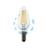LAMPADA FILO LED OLIVA ZAFIRO E14 - 6w - 4000°K naturale - 810 lm - 35x98h