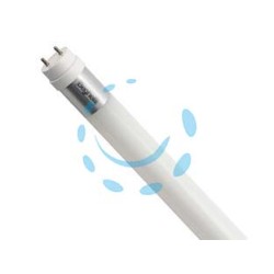TUBO LED T8 VETRO CON STARTER G13 - 9w - 6500°K fredda - 900 lm - 180° - ø 28x603