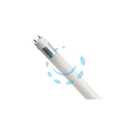TUBO LED T8 VETRO CON STARTER G13 - 9w - 6500°K fredda - 900 lm - 180° - ø 28x603