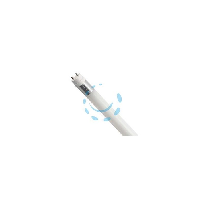 TUBO LED T8 VETRO CON STARTER G13 - 9w - 6500°K fredda - 900 lm - 180° - ø 28x603