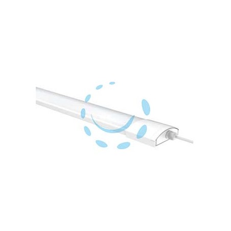 PLAFONIERA LED STAGNA FLAT - 18w - 4000°K naturale - 2160 lm - 600x40x72