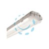 PLAFONIERA STAGNA SENZA TUBI LED SAVING STAGNA - 1 tubo da 9w - mm.674x121x82h