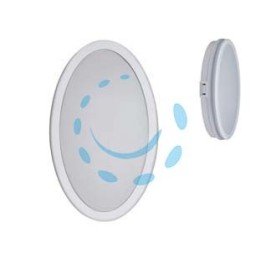 PLAFONIERA OVALE LED PARETE/SOFFITTO FULL MOON CCT - 16w - 1600 lm - ø mm.200x55