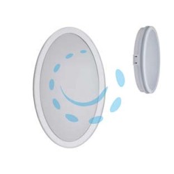 PLAFONIERA OVALE LED PARETE/SOFFITTO FULL MOON CCT - 26w - 2600 lm - ø mm.300x55