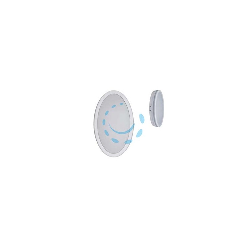 PLAFONIERA OVALE LED PARETE/SOFFITTO FULL MOON CCT - 26w - 2600 lm - ø mm.300x55
