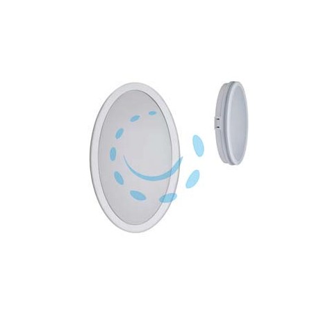 PLAFONIERA OVALE LED PARETE/SOFFITTO FULL MOON CCT - 26w - 2600 lm - ø mm.300x55