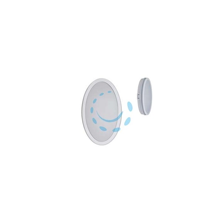 PLAFONIERA OVALE LED PARETE/SOFFITTO FULL MOON CCT - 26w - 2600 lm - ø mm.300x55