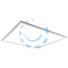PANNELLO LED QUADRO BACKLIGHT PER CONTROSOFFITTO - 36w - 4000°K naturale - 4500 lm - 600x600x34